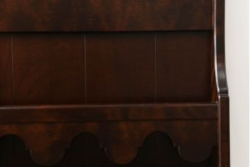 中古　美品　松本民芸家具　クラシカルで華やかな印象のウォールラック(壁掛けラック、吊り棚、レターホルダー)(R-059311)