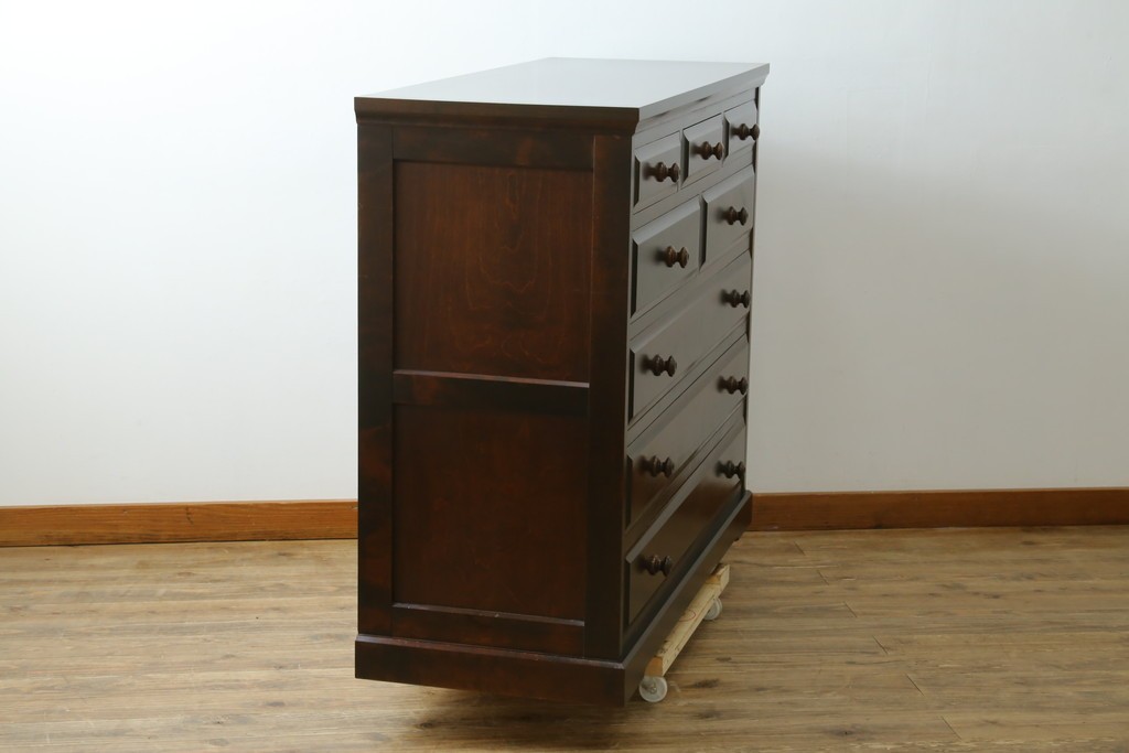 中古　美品　北海道民芸家具　上品な佇まいが魅力的なチェスト　(R-059336)