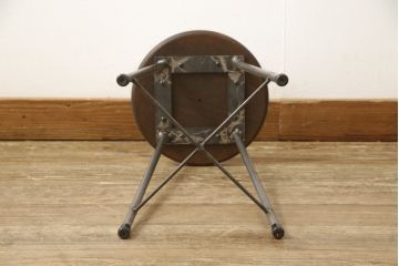 ラフジュ工房オリジナル　シンプルで馴染みやすいスツール(椅子、イス、板座チェア)(R-059342)