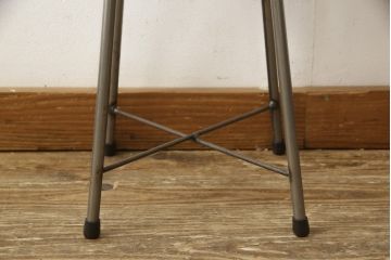 ラフジュ工房オリジナル　シンプルで馴染みやすいスツール(椅子、イス、板座チェア)(R-059347)