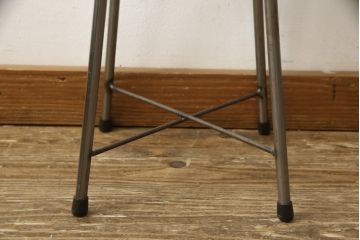 ラフジュ工房オリジナル　シンプルで馴染みやすいスツール(椅子、イス、板座チェア)(R-059349)