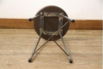 ラフジュ工房オリジナル　シンプルで馴染みやすいスツール(椅子、イス、板座チェア)(R-059349)
