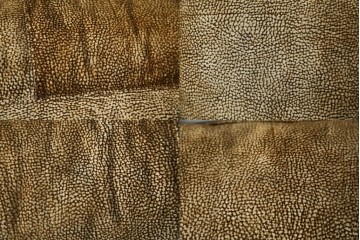 中古　イタリア家具　総本革(ボルボネーゼ)　rossi di albizzate(ロッシディアルビザーテ)　高級感と洗練されたデザインが魅力のベッドフレーム(クイーンサイズ)　定価約152万円相当　(R-059350)