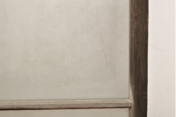 アンティーク建具　レトロなお部屋の雰囲気づくりに!すりガラス入りガラス窓2枚セット(R-059351)