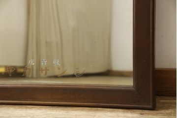 和製アンティーク　ノベルティ　昭和レトロな雰囲気ただようミラー(鏡)(R-059352)