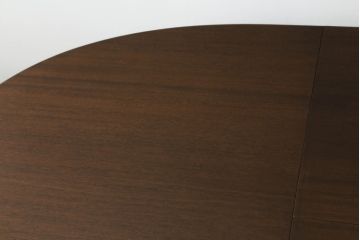 和製ビンテージ　オーバル　クラシカルな佇まいのエクステンションテーブル(ダイニングテーブル、4人掛け、6人掛け、ヴィンテージ)(R-059353)