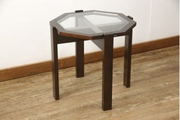 中古　美品　星野民芸家具(星野民藝)　大人の落ち着きある空間づくりにおすすめなセンターテーブル(コーヒーテーブル、オケージョナルテーブル、サイドテーブル)(R-059372)