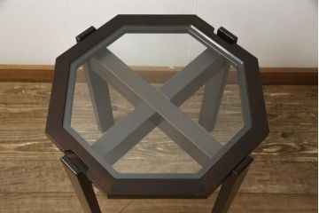 中古　美品　星野民芸家具(星野民藝)　大人の落ち着きある空間づくりにおすすめなセンターテーブル(コーヒーテーブル、オケージョナルテーブル、サイドテーブル)(R-059372)