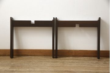 中古　美品　星野民芸家具(星野民藝)　大人の落ち着きある空間づくりにおすすめなセンターテーブル(コーヒーテーブル、オケージョナルテーブル、サイドテーブル)(R-059372)