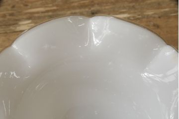 ヴィンテージ照明　イギリスビンテージ　上品なフリルシェードのペンダントライト(ランプシェード、天井照明、吊り下げ照明)(R-059389)
