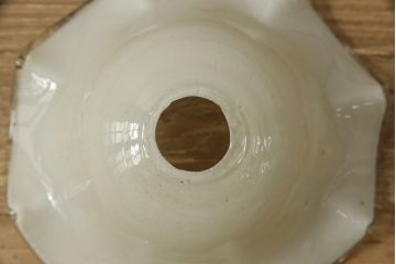 ヴィンテージ照明　イギリスビンテージ　上品なフリルシェードのペンダントライト(ランプシェード、天井照明、吊り下げ照明)(R-059391)
