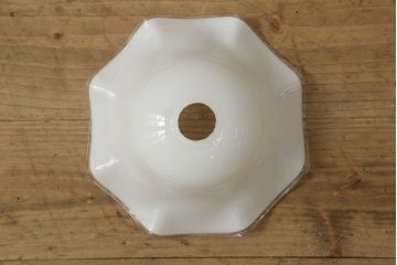 ヴィンテージ照明　イギリスビンテージ　上品なフリルシェードのペンダントライト(ランプシェード、天井照明、吊り下げ照明)(R-059392)