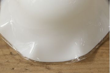 ヴィンテージ照明　イギリスビンテージ　上品なフリルシェードのペンダントライト(ランプシェード、天井照明、吊り下げ照明)(R-059392)
