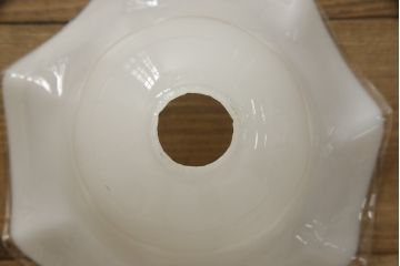 ヴィンテージ照明　イギリスビンテージ　上品なフリルシェードのペンダントライト(ランプシェード、天井照明、吊り下げ照明)(R-059393)