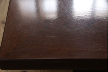 中古　美品　九州民芸家具　欅(ケヤキ)材　シンプルなデザインの囲炉裏テーブル(座卓、ローテーブル、木製火鉢)(R-059412)