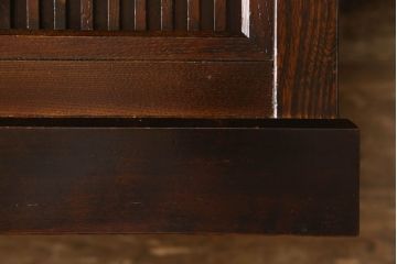 中古　美品　九州民芸家具　欅(ケヤキ)材　シンプルなデザインの囲炉裏テーブル(座卓、ローテーブル、木製火鉢)(R-059412)