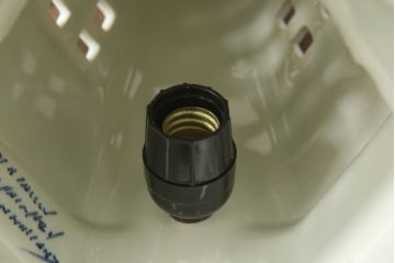 中古　希少!!　磁器製　オランダ　風車デザイン　可愛らしいディスプレイとして楽しめるテーブルスタンド(デスクスタンド、スタンドライト、卓上照明)(R-059423)