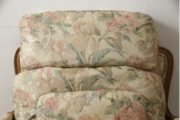 中古　DREXEL HERITAGE(ドレクセルヘリテイジ)　優雅なくつろぎ空間を演出してくれる1人掛けソファ(アームチェア、一人掛けソファ、1Pソファ)(R-059424)