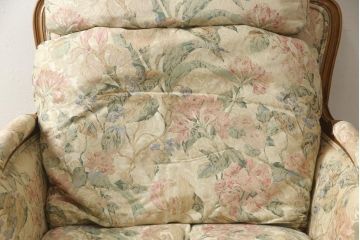 中古　DREXEL HERITAGE(ドレクセルヘリテイジ)　優雅なくつろぎ空間を演出してくれる1人掛けソファ(アームチェア、一人掛けソファ、1Pソファ)(R-059424)