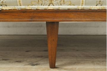 中古　美品　DREXEL HERITAGE(ドレクセルヘリテイジ)　落ち着いた色合いと品のある柄が優雅な雰囲気を醸し出す3人掛けソファ(三人掛け、3P)(R-059435)
