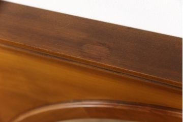 中古　美品　イタリア　窓枠のようなデザインがおしゃれなウォールミラー(壁掛け鏡)(定価約20万円)(R-059437)