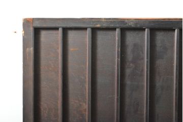 アンティーク建具　和モダンな雰囲気を高める縦格子窓2枚セット(格子戸、板戸、建具)(R-059441)