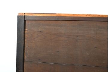 アンティーク建具　和モダンな雰囲気を高める縦格子窓2枚セット(格子戸、板戸、建具)(R-059441)
