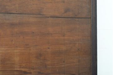アンティーク建具　和モダンな雰囲気を高める縦格子窓2枚セット(格子戸、板戸、建具)(R-059441)
