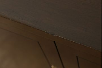 中古　カリモク　domani(ドマーニ)　Morganton(モーガントン)　すっきりとモダンなデザインの収納棚(サイドボード、戸棚)(R-059444)
