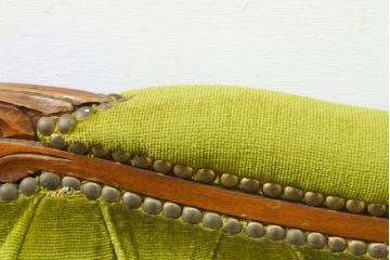 フランスアンティーク　マホガニー材　気品あふれる佇まいが美しいカウチソファ(シェーズロング、長椅子)(R-059446)