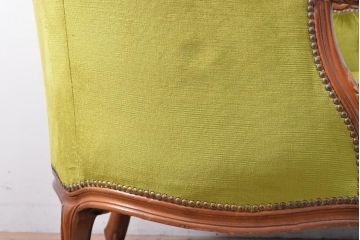 フランスアンティーク　マホガニー材　気品あふれる佇まいが美しいカウチソファ(シェーズロング、長椅子)(R-059446)