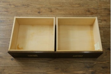 中古　カリモク家具(karimoku)　domani(ドマーニ)　Morganton(モーガントン)　上品な佇まいのチェスト　定価約30万円　(R-059450)