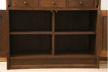 中古　三越　Brugge(ブルージュ)　カントリーテイストのお部屋づくりにオススメのライティングビューロー(簿記机、ワークデスク、在宅ワーク用、在宅用)(R-059456)