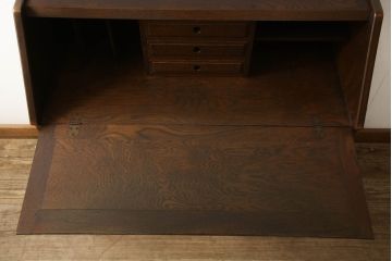 中古　三越　Brugge(ブルージュ)　カントリーテイストのお部屋づくりにオススメのライティングビューロー(簿記机、ワークデスク、在宅ワーク用、在宅用)(R-059456)