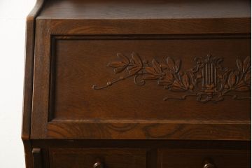 中古　三越　Brugge(ブルージュ)　カントリーテイストのお部屋づくりにオススメのライティングビューロー(簿記机、ワークデスク、在宅ワーク用、在宅用)(R-059456)