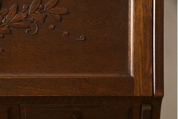 中古　三越　Brugge(ブルージュ)　カントリーテイストのお部屋づくりにオススメのライティングビューロー(簿記机、ワークデスク、在宅ワーク用、在宅用)(R-059456)