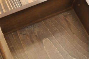 ベルギービンテージ　オーク材　上品でエレガントな佇まいが魅力!細部まで凝ったつくりのキャビネット(収納棚、本棚、ブックシェルフ、食器棚、ヴィンテージ)(R-059458)