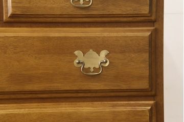 和製ビンテージ　カリモク家具(karimoku)　アーリーアメリカンテイストの空間づくりに活躍するチェスト(引き出し、ヴィンテージ)(R-059463)