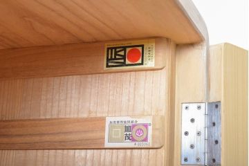 中古　さが美　伝統工芸士 東樹義明　収納力抜群! 上質な和の空間づくりにぴったりの加茂桐箪笥(胴厚、和タンス、桐たんす、収納箪笥、着物箪笥)(R-059465)