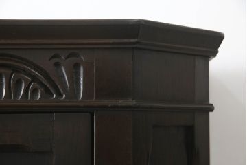 イギリスビンテージ　オーク材　クラシカルな佇まいが魅力のワードローブ(ホールローブ、洋服タンス、衣装タンス、収納棚、ヴィンテージ)(R-059475)