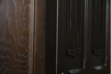 イギリスビンテージ　オーク材　クラシカルな佇まいが魅力のワードローブ(ホールローブ、洋服タンス、衣装タンス、収納棚、ヴィンテージ)(R-059475)