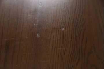オランダビンテージ　オーク材　凝った造りの脚のデザインが重厚な雰囲気を醸し出すセンターテーブル(ローテーブル、ヴィンテージ)(R-059479)