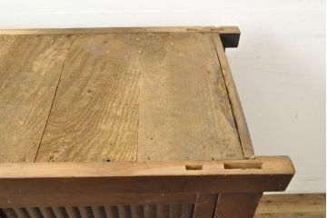 和製アンティーク　長い歳月を重ねた味わいが魅力の三尺水屋箪笥サイドボード(収納棚、戸棚、キャビネット、食器棚)(R-059487)