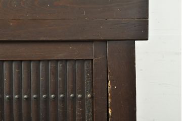 和製アンティーク　長い歳月を重ねた味わいが魅力の三尺水屋箪笥サイドボード(収納棚、戸棚、キャビネット、食器棚)(R-059487)