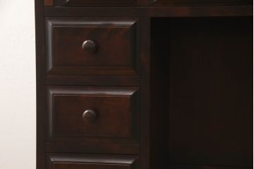 中古　美品　神居民芸家具　クラシカルな佇まいが魅力的なライティングビューロー&スツールセット(机、ワークデスク、在宅用、在宅ワーク用、チェア)(R-059496)