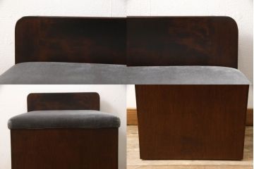 中古　美品　神居民芸家具　クラシカルな佇まいが魅力的なライティングビューロー&スツールセット(机、ワークデスク、在宅用、在宅ワーク用、チェア)(R-059496)