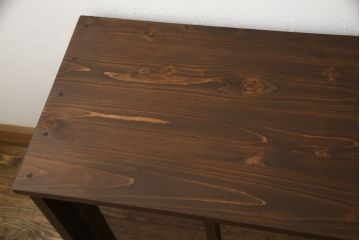 ラフジュ工房オリジナル　古建具リメイク　整然と並ぶ桟がモダンな雰囲気を醸し出すテレビ台(テレビボード、ローボード、収納棚、戸棚、リビングボード)(R-059500)