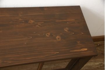 ラフジュ工房オリジナル　古建具リメイク　整然と並ぶ桟がモダンな雰囲気を醸し出すテレビ台(テレビボード、ローボード、収納棚、戸棚、リビングボード)(R-059500)