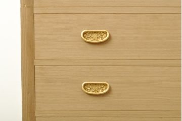中古　最高級　松創　木匠・多々納邦男作　品のある佇まいが美しい総桐箪笥(大丸、衣装箪笥、和タンス、着物箪笥、桐たんす、バラ売り可能)(R-059508)
