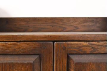和製ヴィンテージ　オーク材　NAKAZAWA FURNITURE　エレガントな佇まいが魅力的なウォールラック(壁掛け収納棚、吊り棚、ウォールシェルフ、ビンテージ)(R-059513)